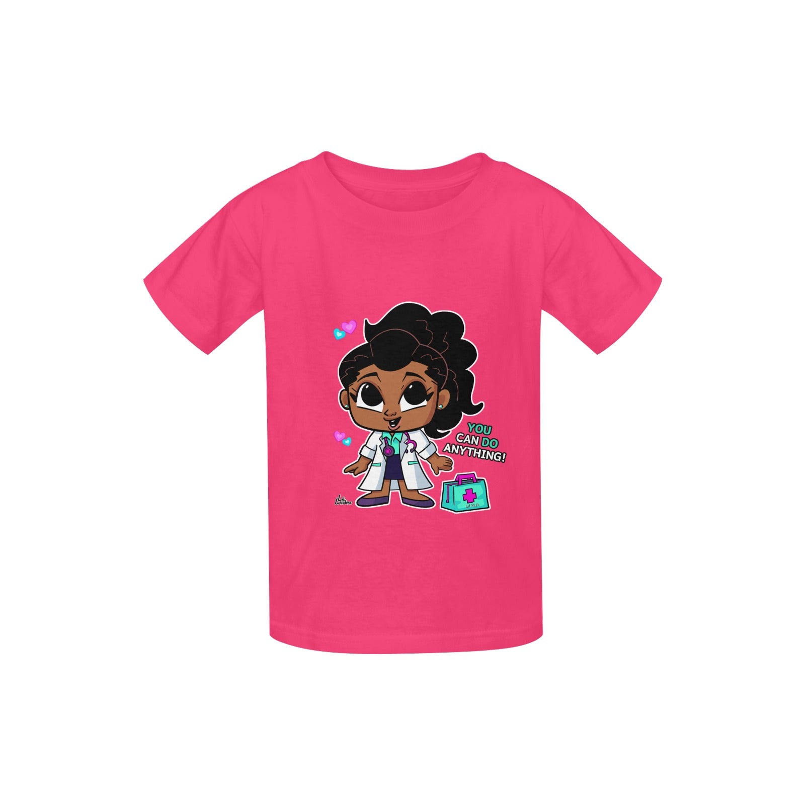 Lil Leaders MD girls pinkv1 Kid's Classic T-shirt (Model T22)