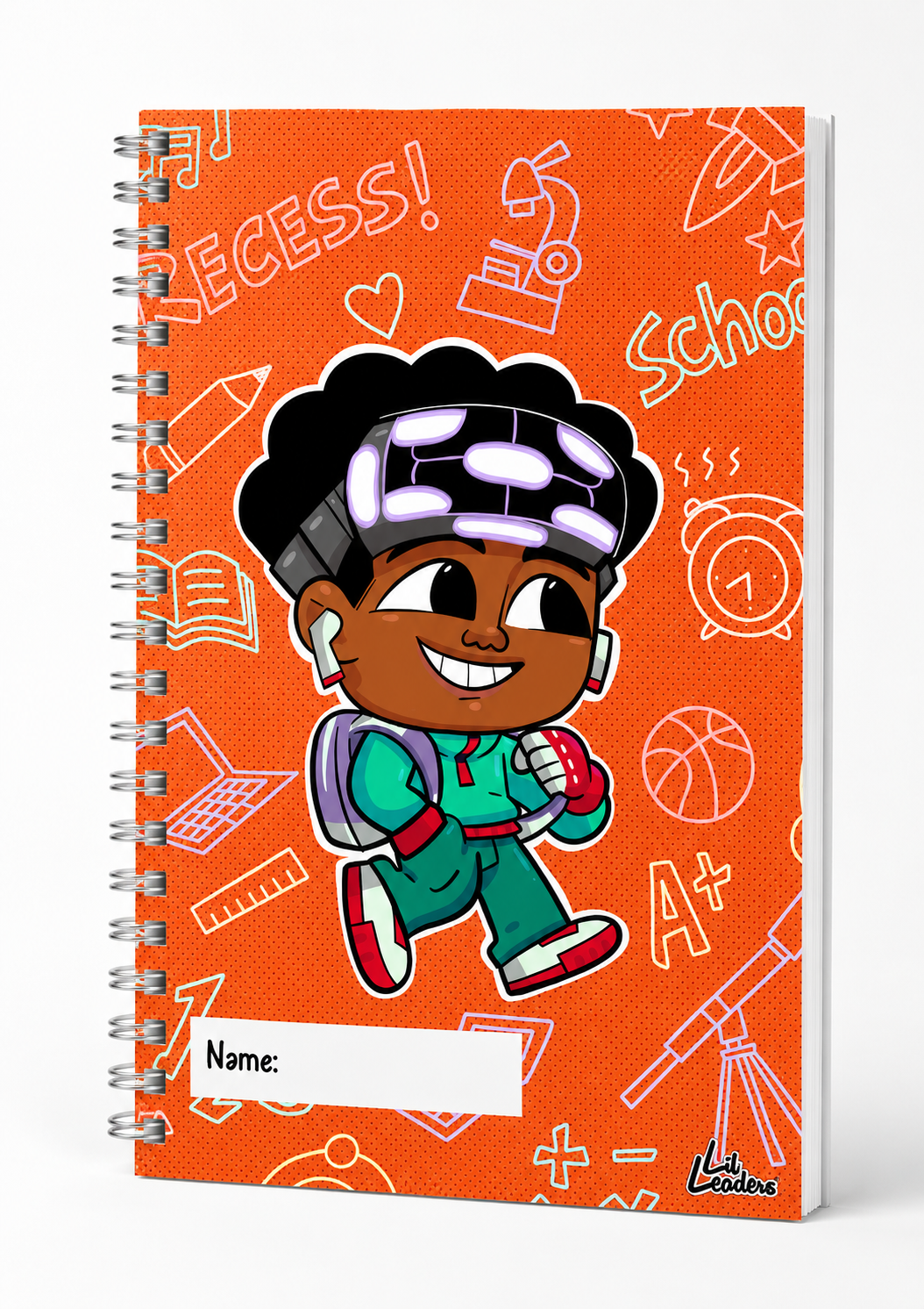Lil TECH™ I Can Build the Future Spiral Journal