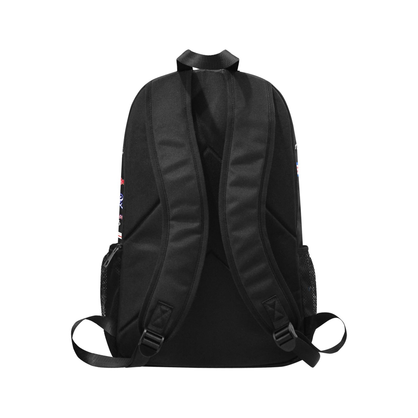 Lil Leaders Backpack - Boys - MD - /Think Grow (Black) All-Over Print Unisex Casual Backpack with Side Mesh Pockets (Model 1659)