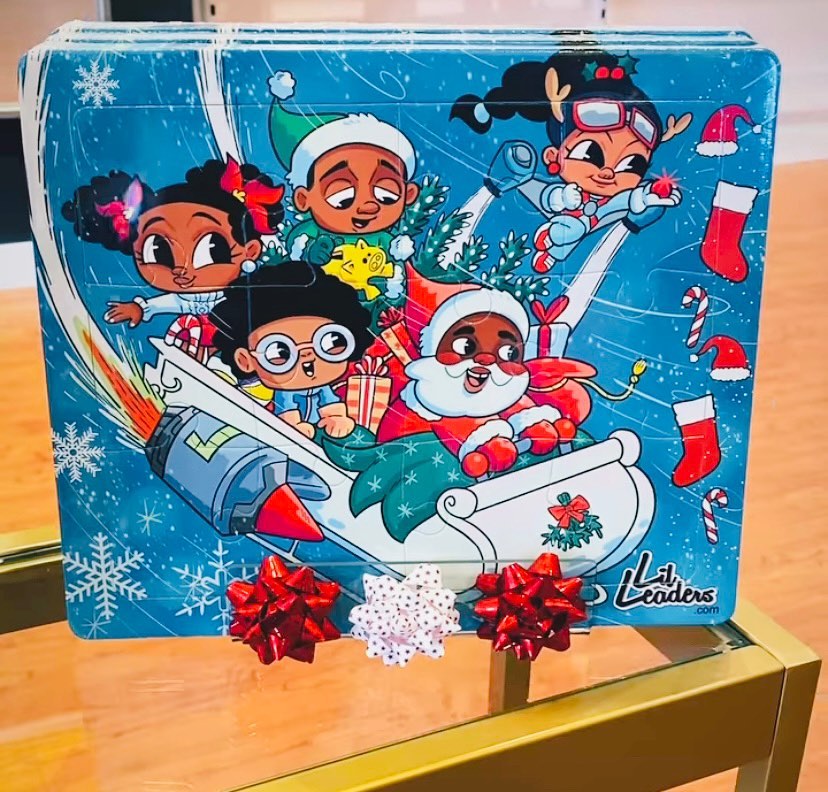 Lil Leaders Holiday Puzzle - "Santa & the Gang"
