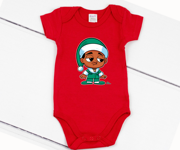 Lil Leaders Holiday Boys Onesie