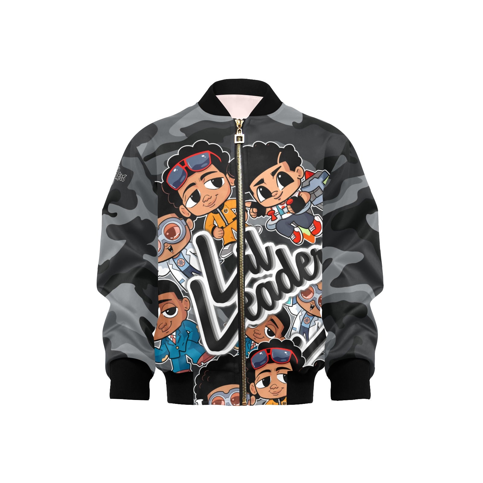 Lil Leaders "Boy Gang All Over" - Boys Bomber Jacket w/Pockets