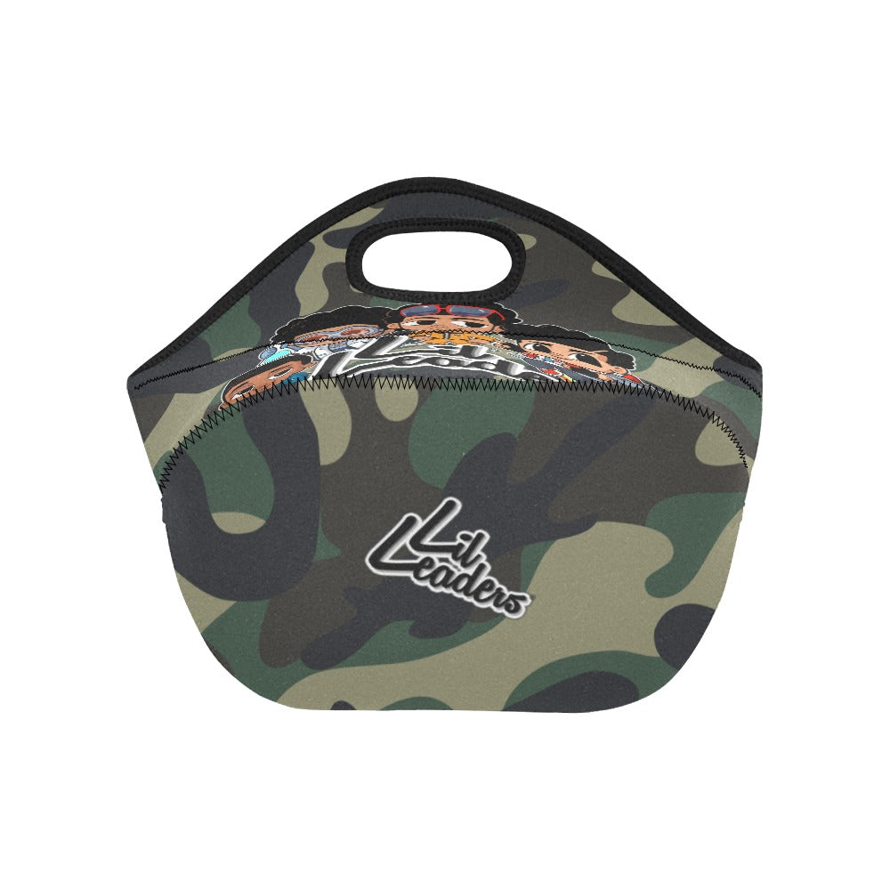Lil Leaders - "Boy Gang" - Boys Lunch Bag - (Green Camo)
