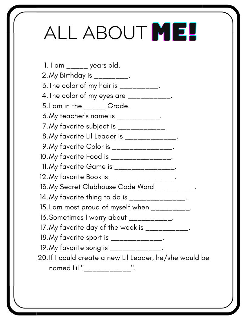 Lil Leaders® Coloring & Activity Books